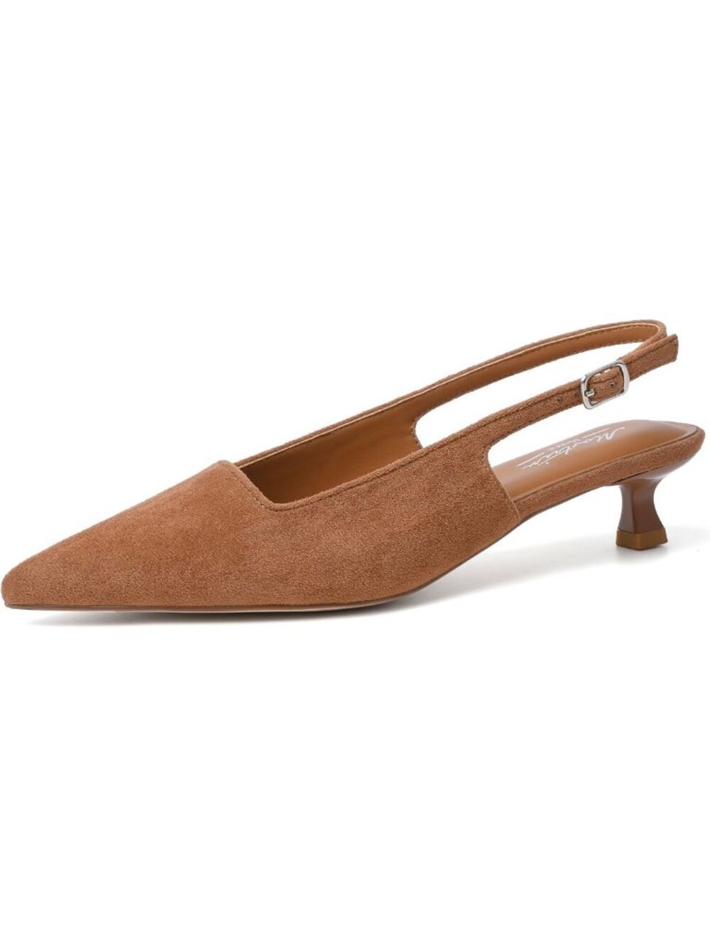 Chic Pointed Closed Toe Kitten Heels for Women - Stylish Low Pumps for Work